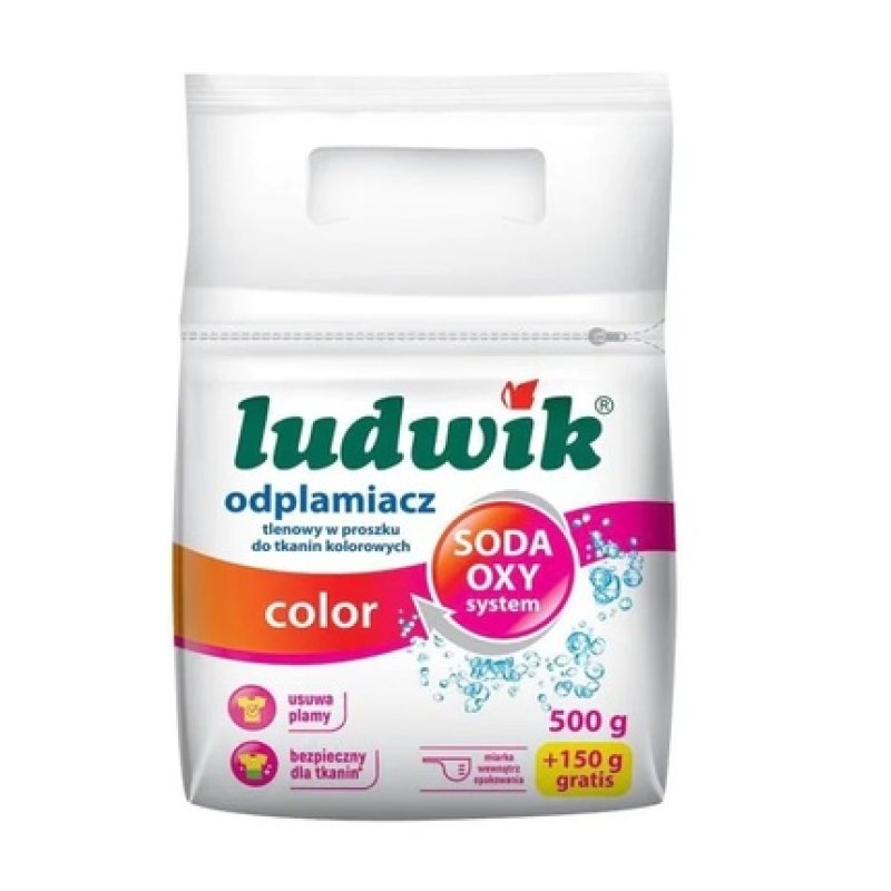 Ludwik Oxygenbased Stain Remover Powder For Colored Fabrics 650g