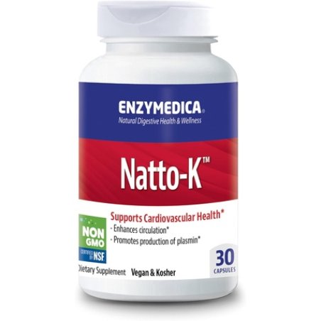 ENZYMEDICA Natto-K Therapeutic Enzymes Supplements Nattokinase Systemic Proteolytic Enzymes Blend for Cardiovascular