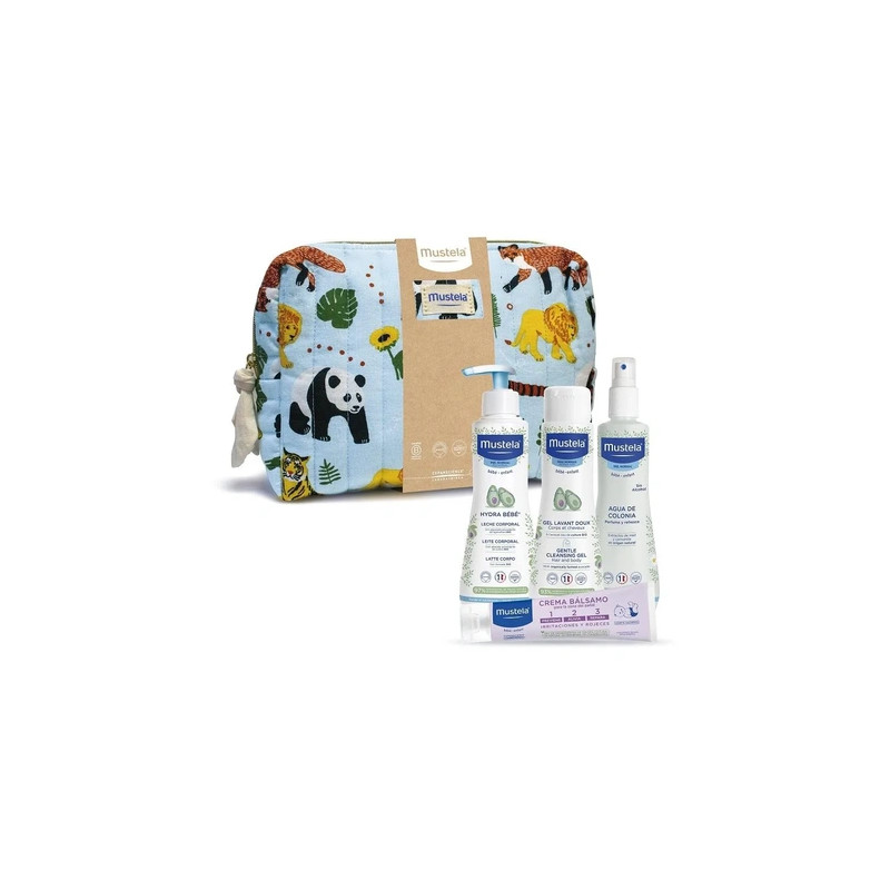 Mustela Mustela Jungle Baby Toilet Bag Set 5 Pieces