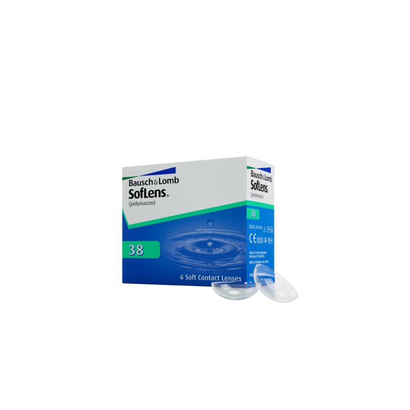 Bausch & Lomb SofLens 38, 6-Pack Mensuel 6 pièce(s)