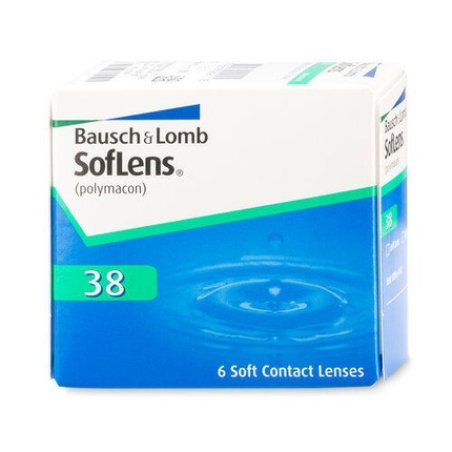 Bausch & Lomb SofLens 38 Contact Lenses 6 Pack BC 8.7