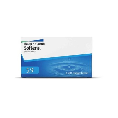 Bausch Lomb Soflens 59 Monthly Contact Lenses Crisp Clear Vision Deposit Resistance Easy Handling Comfort 6 Lenses Base
