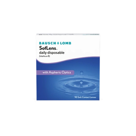Bausch Lomb Soflens Daily Disposable Contact Lenses Comfortmoist Technology 90 Lenses Bc 86 Power 600