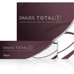 Alcon Dailies Total1 Water Gradient Daily Contact Lenses 30 Lenses Base Curve 85 Power 100