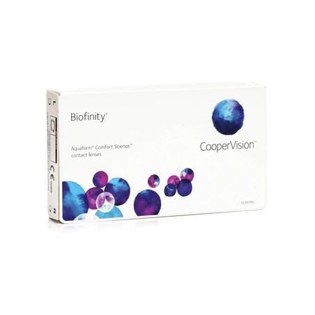 Coopervision Biofinity Monthly Contact Lenses Aquaform Technology Natural Wettability High Breathability Allday Comfort