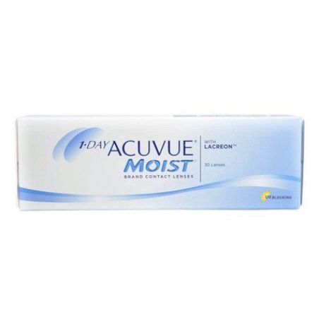 Johnson & Johnson 1day Acuvue Moist Daily Contact Lenses 30 Lenses Bc 8 Power 475