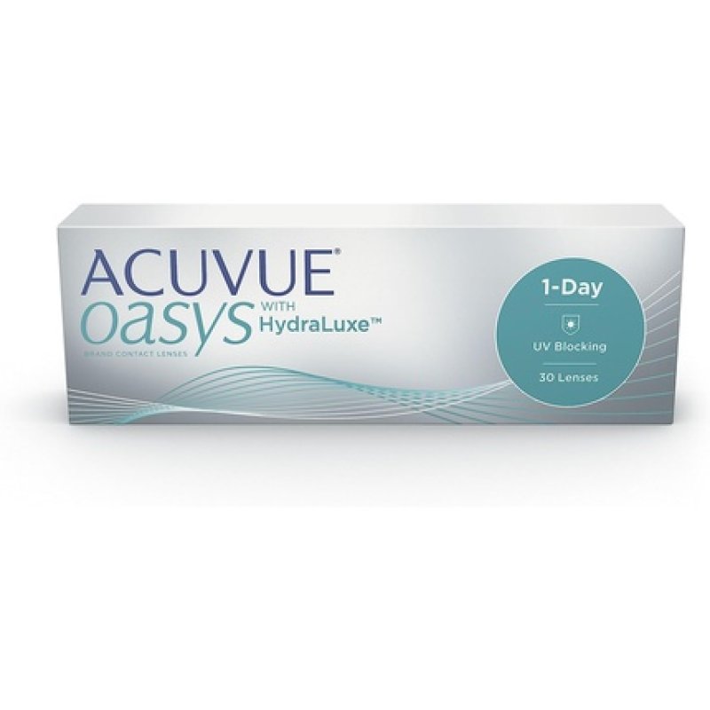 ACUVUE OASYS 1-Day Daily Lenses 30 Lenses 1.75 Diopters BC 8.5 UV Protection Comfortable Wear