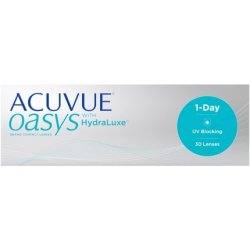ACUVUE OASYS 1-Day Contact Lenses with UV Protection and Comfortable Fit 30 Lenses 5.0 Diopters BC 8.5