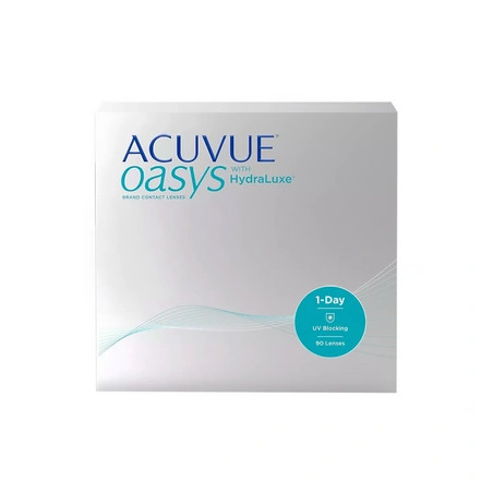 Johnson & Johnson Acuvue Oasys 1day Contact Lenses Hydraluxe Moisture Digitalscreen Comfort Uv Blocking 90 Lenses Base