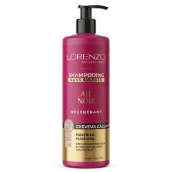 Lorenzo Professional Black Garlic Shampoo Without Sulfates For Brittle Hair 500 Ml