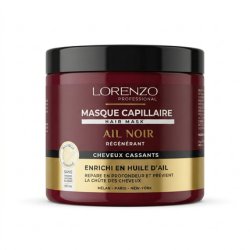 Lorenzo Professional Black Garlic Hair Mask For Brittle Hair 500ml