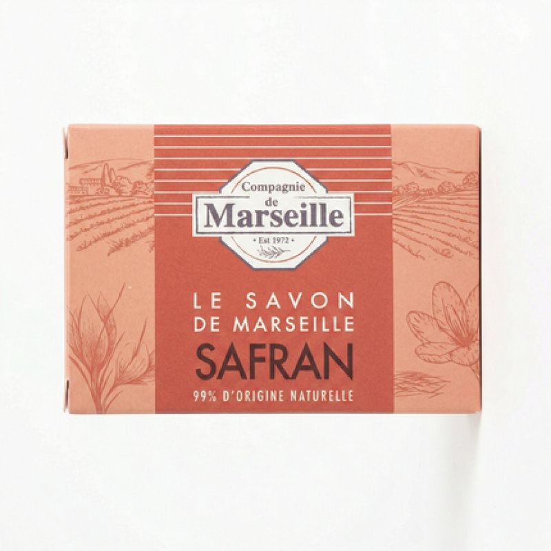Compagnie De Marseille Saffron Marseille Soap 99 Natural Origin