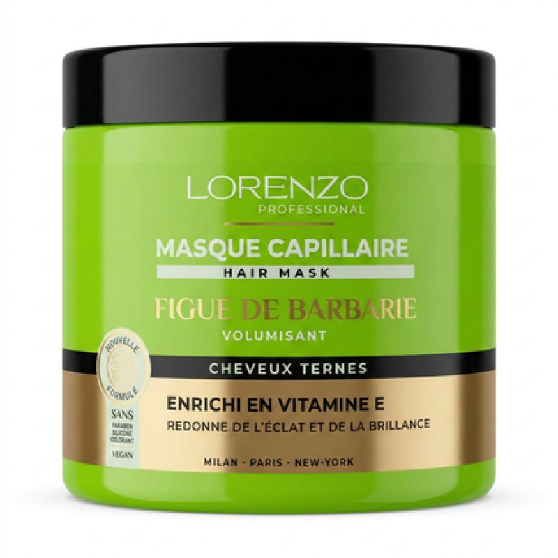 Lorenzo Professional 500ml Prickly Pear Hair Mask For Dull Hair