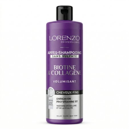 Lorenzo Professional 500ml Biotin And Collagen Conditioner For Fine Hair