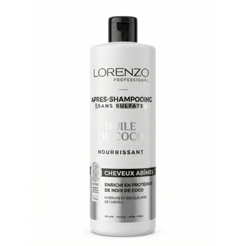 Lorenzo Professional Coconut Conditioner For Damaged Hair 500ml