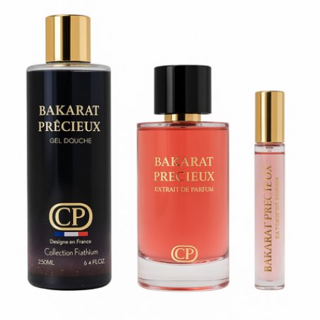 Collection Platinum Bakarat Precieux Perfume Set 100ml Perfume 250ml Shower Gel 10ml Extract