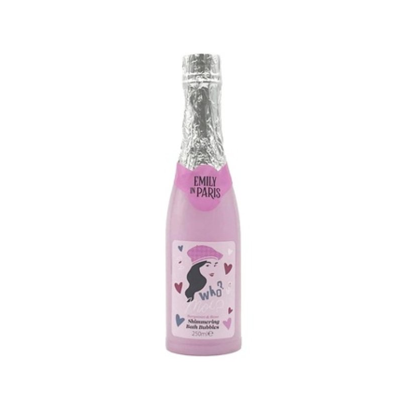 Emily In Paris Bergamot & Rose Shimmering Bath Bubbles 250ml