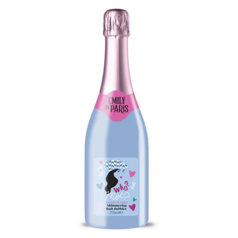 Emily In Paris Lavender & Vanilla Shimmering Bath Bubbles For Women 250ml