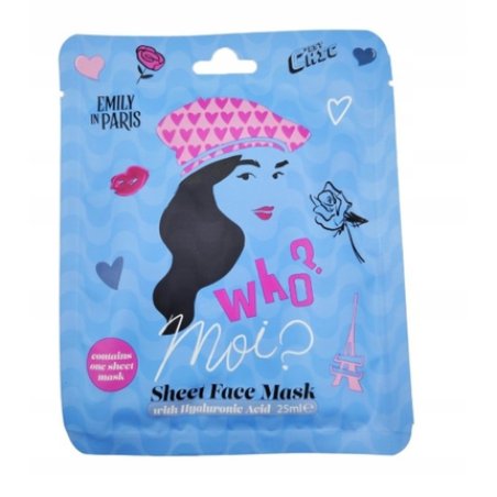 Emily In Paris Sheet Face Mask With Hyaluronic Acid 25ml