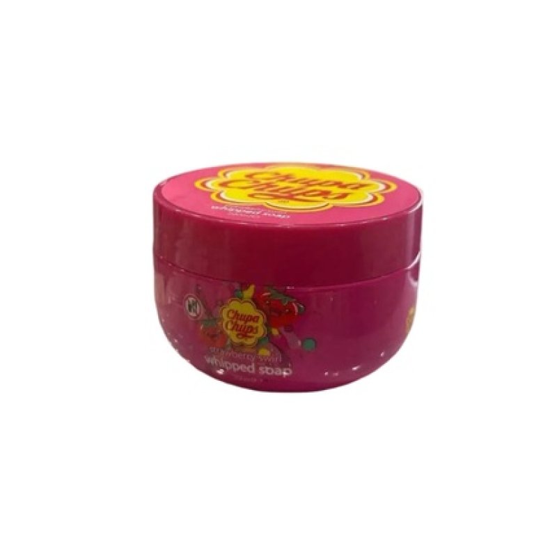Chupa Chups Strawberry Swirl Whipped Soap 250ml