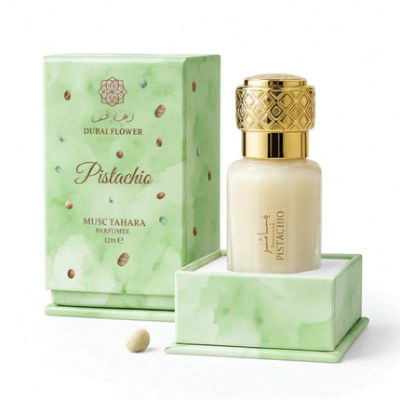Dubai Flower Musc Tahara Pistachio Concentrated Perfume 12ml