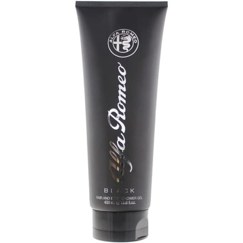 Alfa Romeo Black Hair and Body Shower Gel 400ml