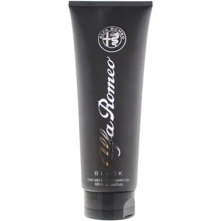 Alfa Romeo Black Hair and Body Shower Gel 400ml