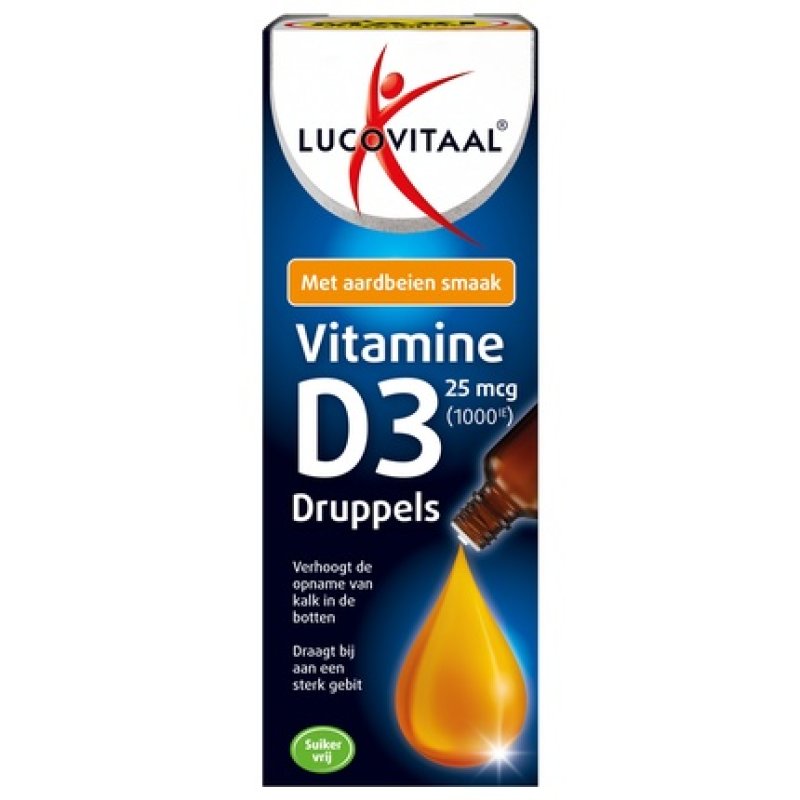 Lucovitaal Vitamin D3 Drops 25 Micrograms