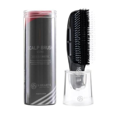 Shearts Scalp Brush Cure Black Short Special Brush For Hair Treatment