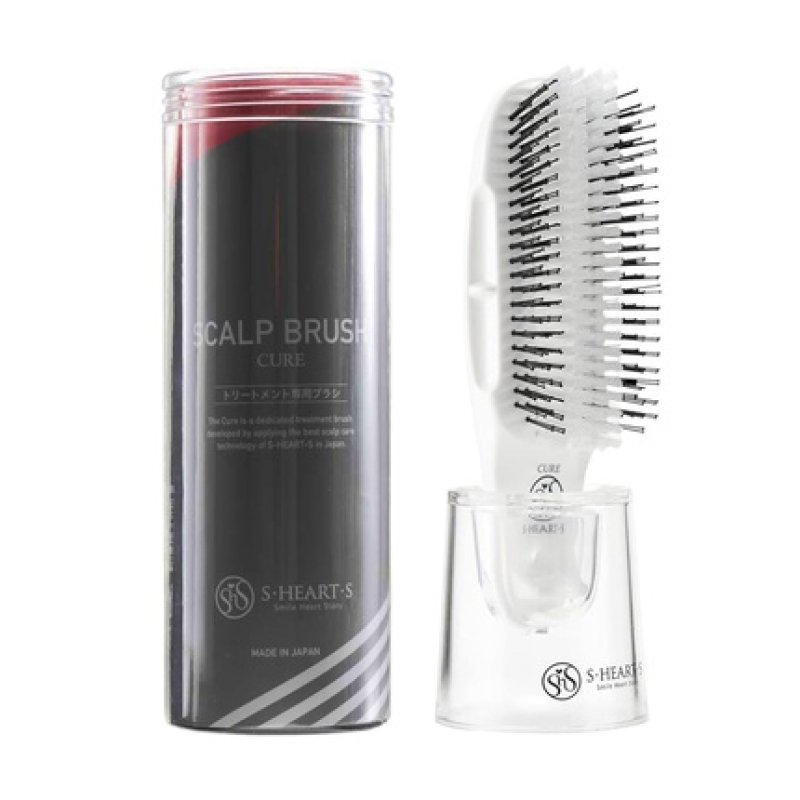 Shearts Scalp Brush Cure White Short Special Brush For Hair Treatment
