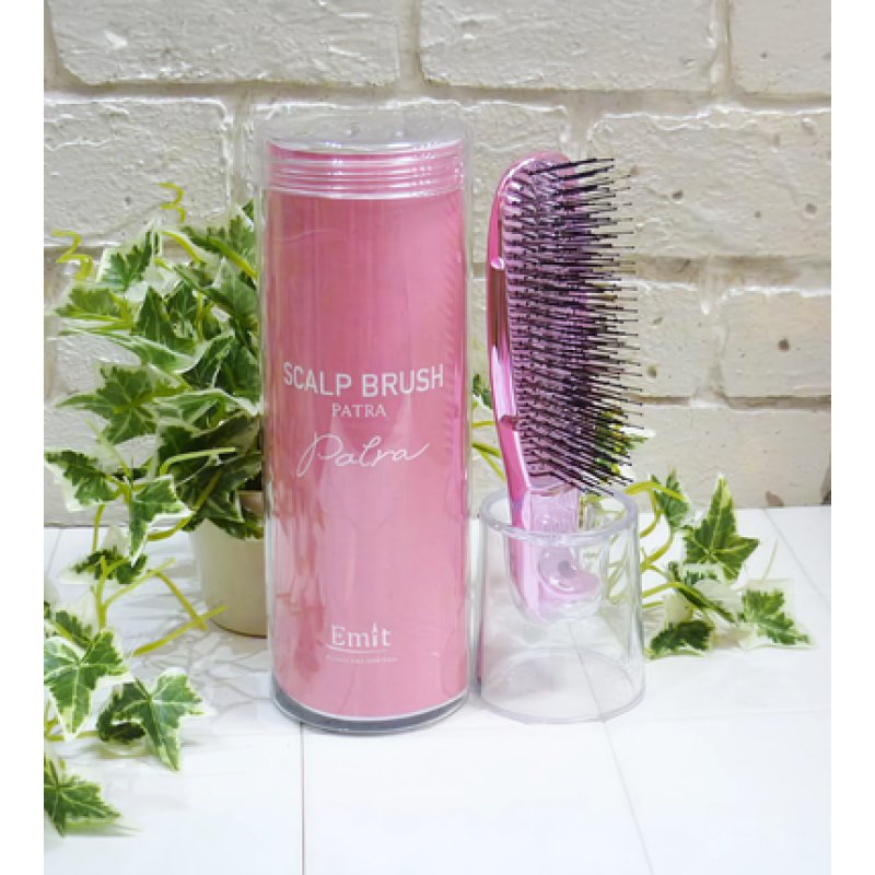 Shearts Scalp Brush Patra By Emit Pink Short