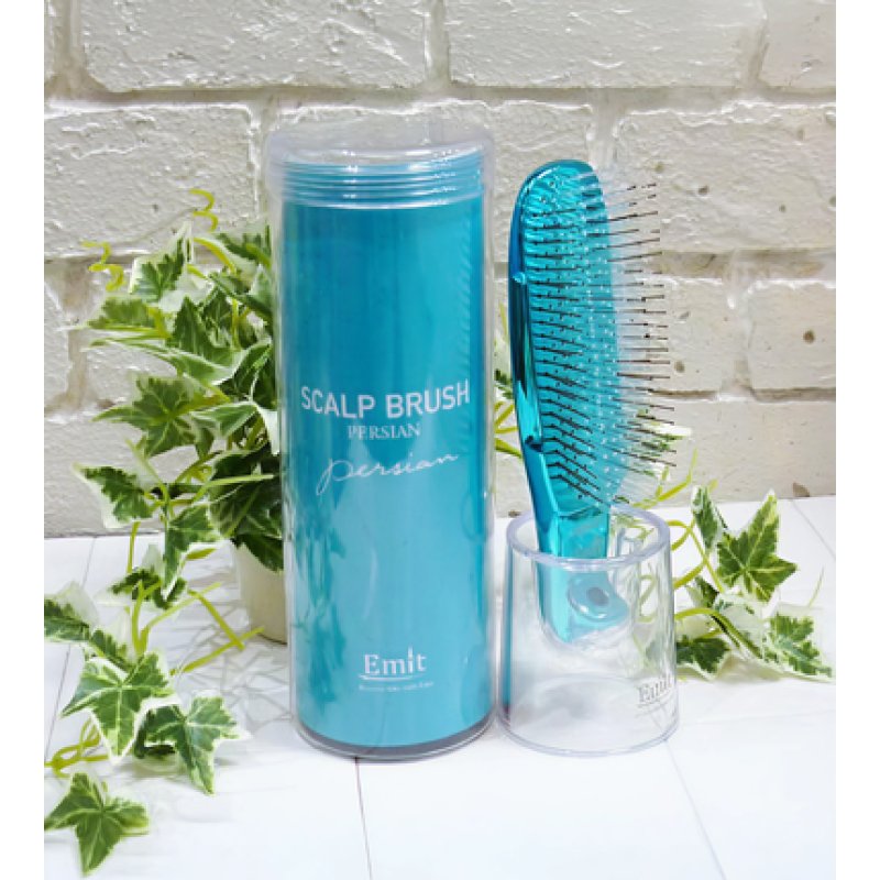 Shearts Scalp Brush Persian By Emit Blue Short Hairbrush