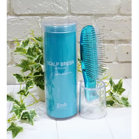 Shearts Scalp Brush Persian By Emit Blue Short Hairbrush