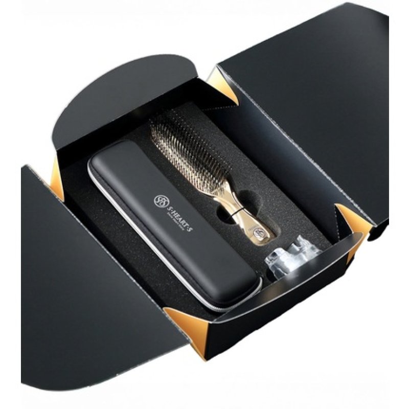 Shearts Scalp Brush World Premium Long Gold Gift Box