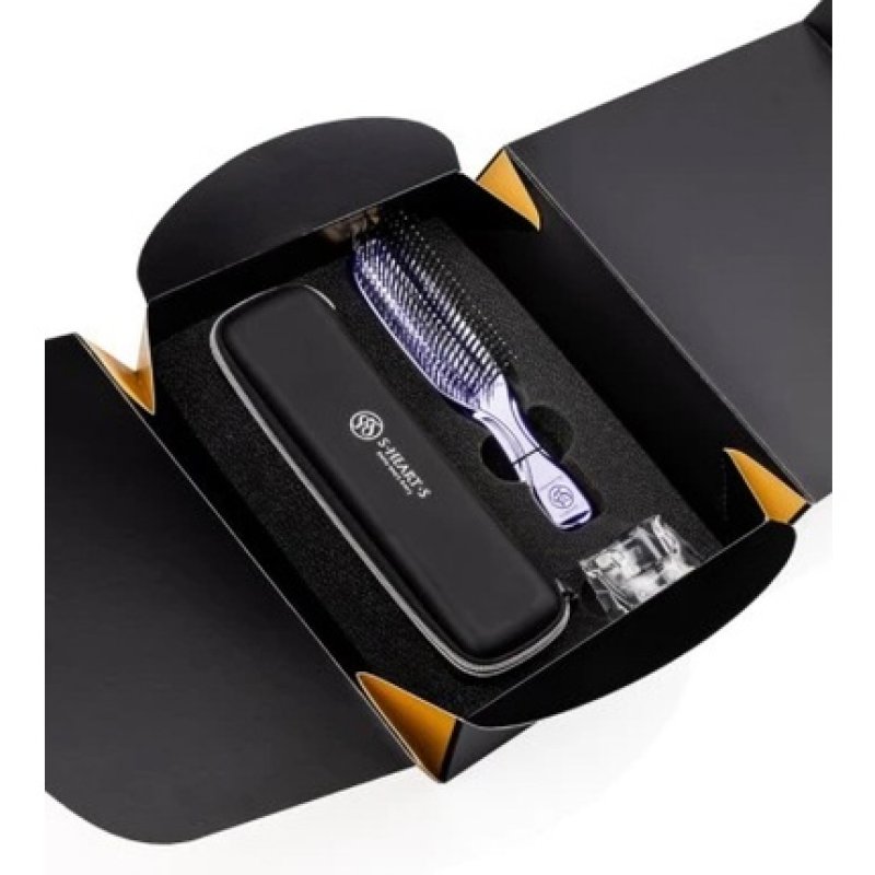 Shearts Scalp Brush World Premium Long Purple Gift Box