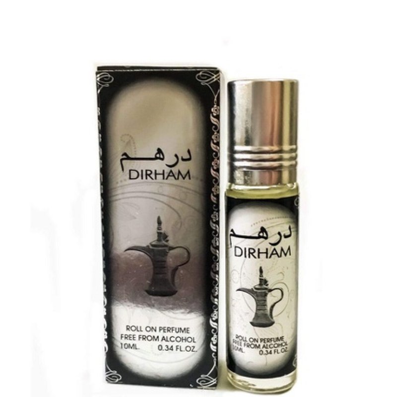 Dirham Attar Perfume Oil Rollon Alcoholfree Scent 10ml
