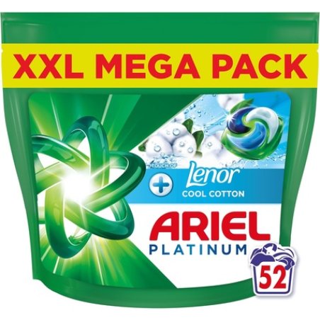 Ariel Platinum Pods Laundry Detergent Capsules 52 Washes