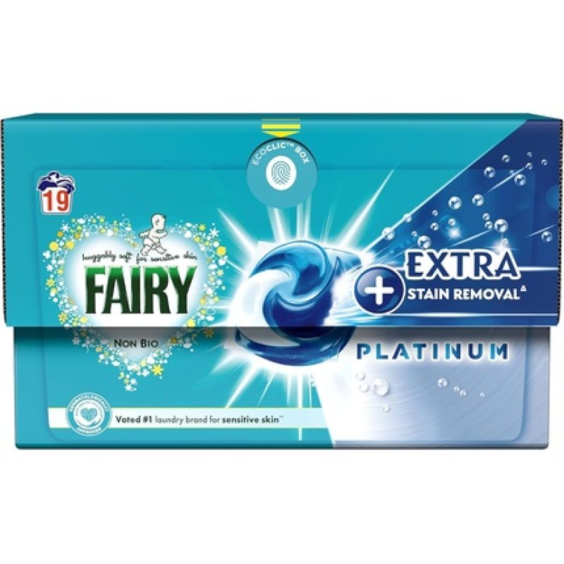 Fairy Nonbio Pods Washing Liquid Laundry Capsules 19 Washes