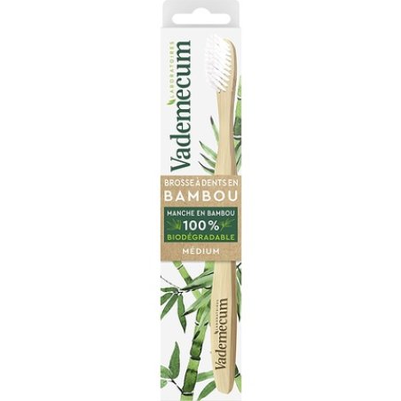 Vademecum 100% Biodegradable Bamboo Toothbrush Medium - Organic