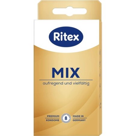 Ritex Mix Condom Assortment Exciting and Versatile - Pack of 8