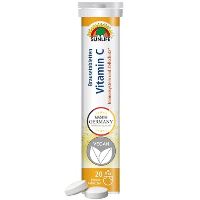 Sunlife Effervescent Tablets Vitamin C 20 Tablets