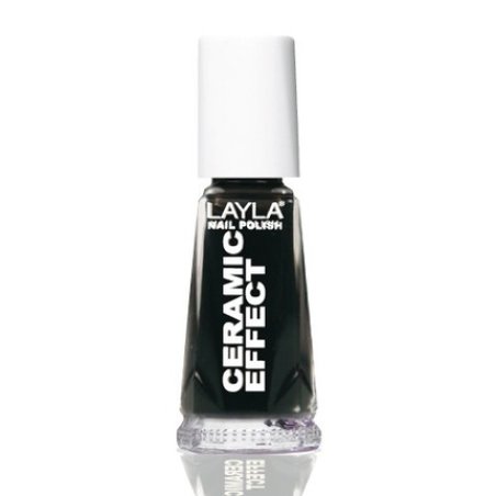 Layla Cosmetics Smalto Layla Ceramic Effect nail polish 10 ml Black Gloss