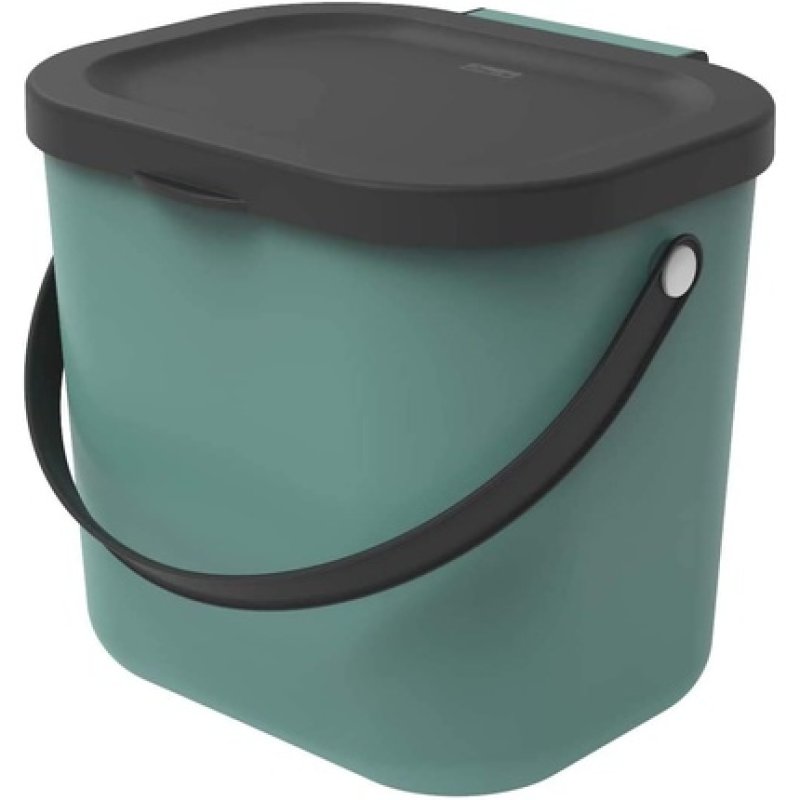 ROTHO Albula Dark green - waste sorting container - 6l
