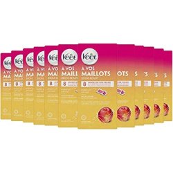 Veet Tricot Wax Strips Nectarine Scent Travel Size