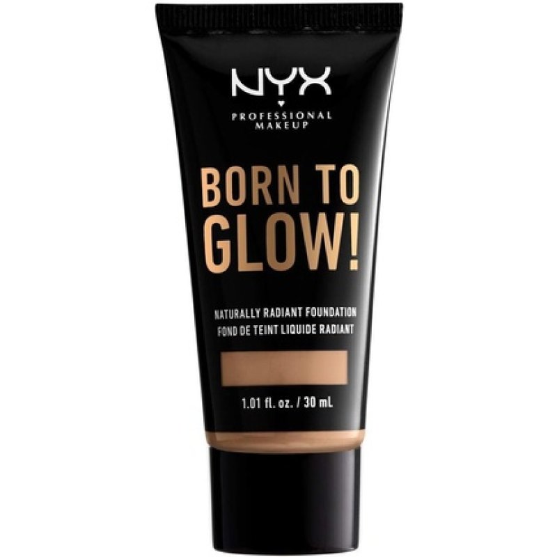 Nyx Born To Glow Naturally Radiant Foundation Tan 30ml