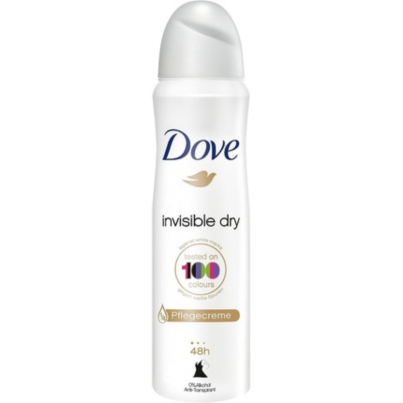 Dove Invisible Dry Antiperspirant Spray Protects 48 Hours Against Body Odor and Sweat 150ml