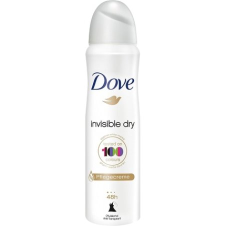 Dove Invisible Dry Antiperspirant Spray Protects 48 Hours Against Body Odor and Sweat 150ml