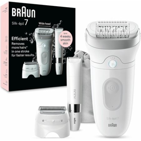 Braun Silk-épil 7 7-441 40 tweezers Silver, White