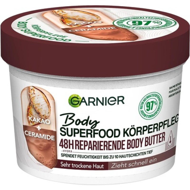 Garnier Repairing Body Care for Dry Skin Body Butter with Cocoa Butter and Ceramides 380ml