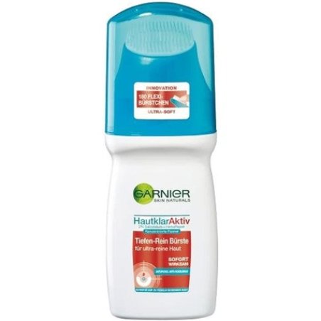 Garnier Hautklar Active Deep Pure Brush Facial Cleansing Brush with Salicylic Acid 150ml